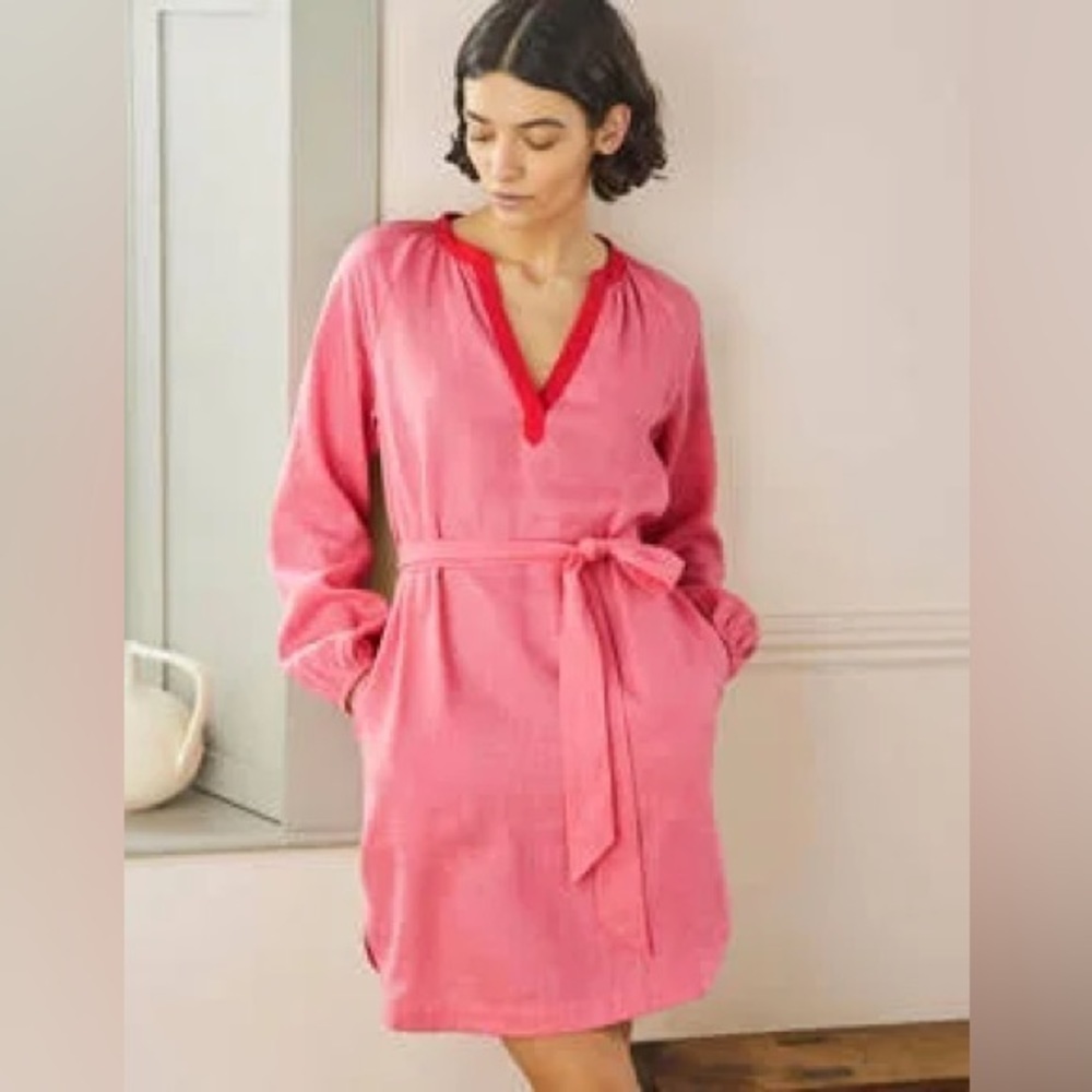 Boden Pink Mini Dress - Picture 5 of 9